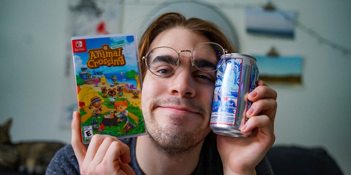 PBR, A Smiling Boy, and Animal Crossing.