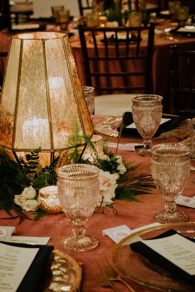 Wedding Table Layout Photography